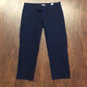 Lilly Pulitzer navy Capri pants size 10